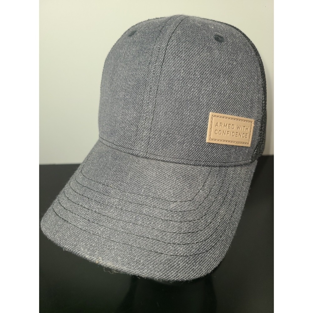 Glock‎ "Armed With Confidence" Baseball hat trucker cap Gray Black OSFA